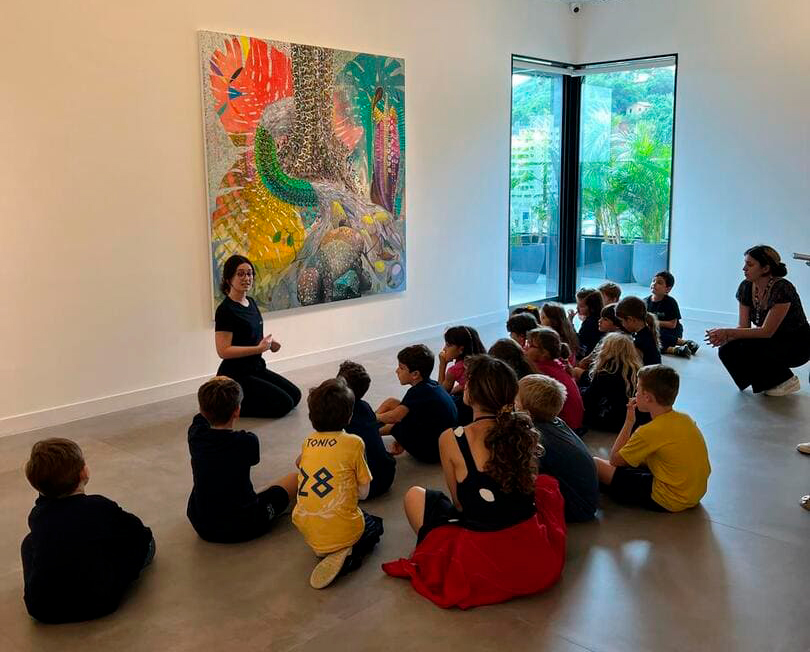 Imagem Projeto Educativo da A.Galeria recebe mais de 370 crianças em visitas mediadas à exposição de Luiz Zerbini